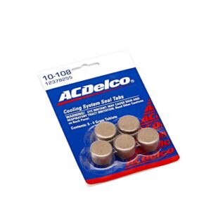 acdelco gm original equipment 10-108 cooling system sealing tabs – 4 g (pack of 5)