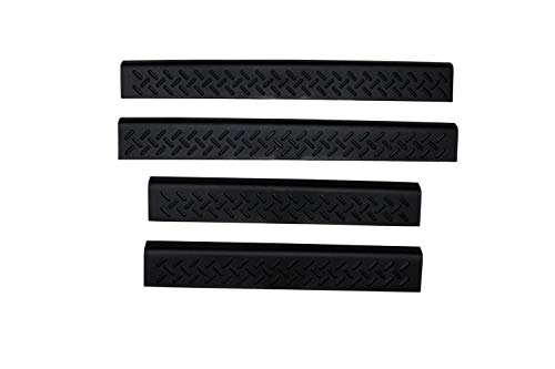 Auto Ventshade [AVS] Stepshield | Black, 4 pc | 91114 | Fits 2004 - 2008 Ford F-150 SuperCrew