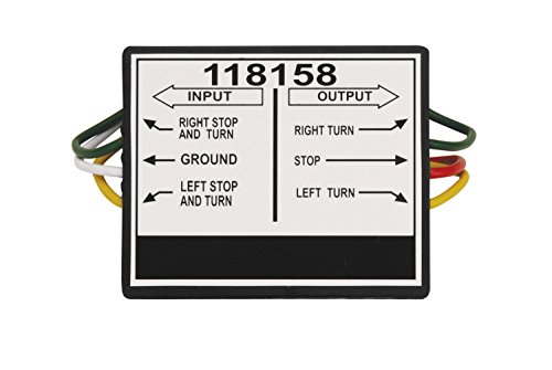 Tekonsha 118158 Taillight Converter for Connecting Tow Vehicles w/2 Wire Systems to Towed Vehicles w/3 Wire Systems