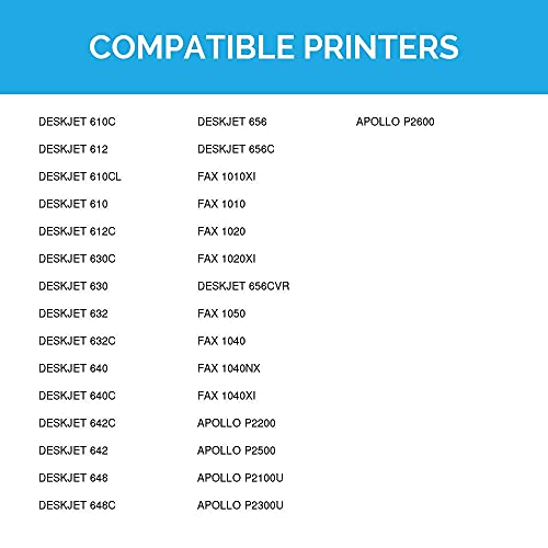 LD Products Ink Cartridge Replacement for HP 20 C6614DN (Black) for use in Apollo: P2100U P2200 P2300U P2500 P2600 | DeskJet: 610 610C 610CL 612 612C 630 630C 632 632C 640 640C & 642