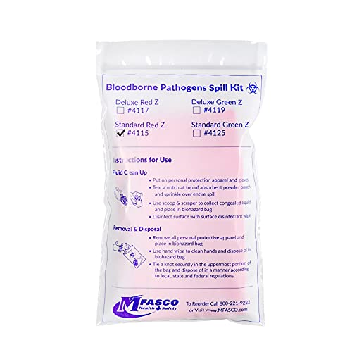 Biohazard Fluid Clean Up Kit W/Red Z