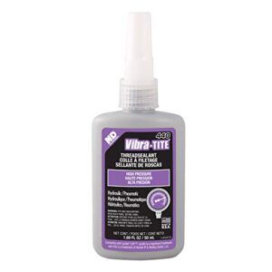 vibra-tite – 44050 440 hydraulic and pneumatic anaerobic thread sealant, 50 ml bottle, purple