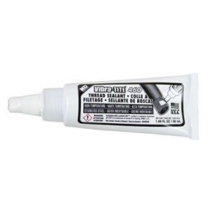 vibra-tite – 46050 460 general purpose stainless steel anaerobic thread pipe sealant, 50 ml tube, white