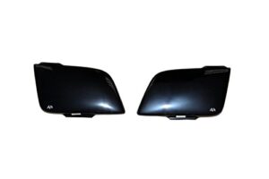 auto ventshade avs 37412 dark smoke headlight covers for 2005-2009 ford mustang , black