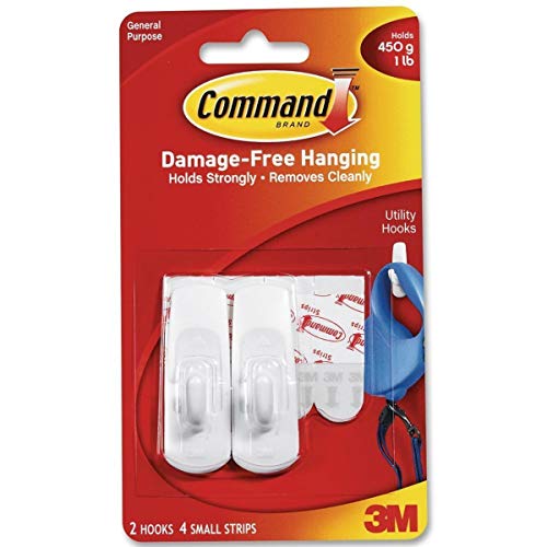 Command Strips 17002 Small Hooks with Command Adhesive