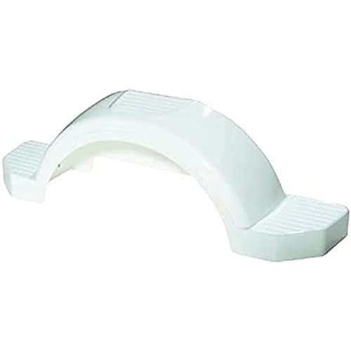 Fulton 508573 13" White Fender with Step