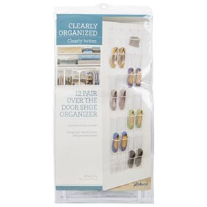 Over The Door Clear Shoe Organizer/Storage Rack