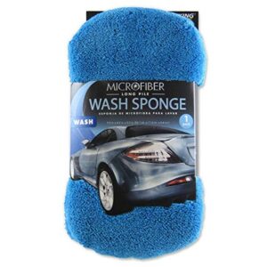 viking premium grade microfiber car wash sponge, multi-use dish cleaning sponge kitchen