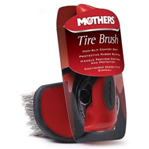 mothers tire brush for car detailing and tire shine