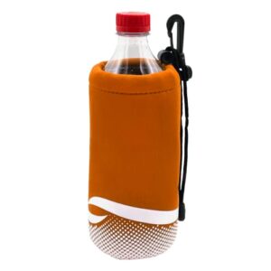 proactive sports neoprene bottle holder with drawstring and bag clip for 16-20oz bottles
