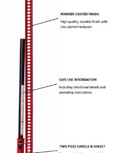 Hi-Lift Jack HL485 48" Hi-Lift Red All Cast Jack