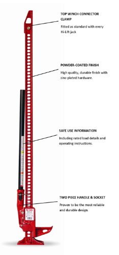 Hi-Lift Jack HL485 48" Hi-Lift Red All Cast Jack