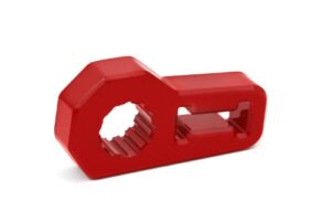 daystar, red jack handle isolator, reduce jack handle rattling, ku71071re, made in america , red