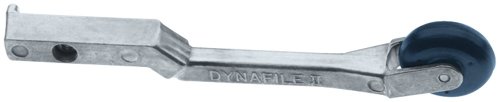 Dynabrade (11219) Contact Arm Assembly | 1" Diameter x 3/8" Wide, Radiused Rubber Wheel, with no Platen | For 1/4" (6 mm) or 1/2" (13 mm) Wide x 24" (610 mm) Long Belts