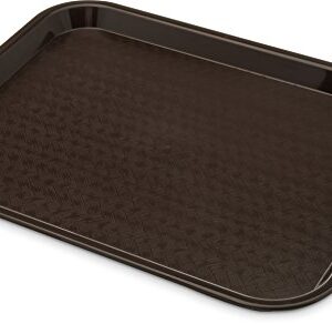 CFS Café Standard Cafeteria / Fast Food Tray, 11" x 14", Dark Brown