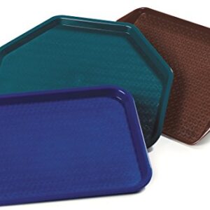 CFS Café Standard Cafeteria / Fast Food Tray, 11" x 14", Dark Brown