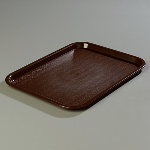 CFS Café Standard Cafeteria / Fast Food Tray, 11" x 14", Dark Brown