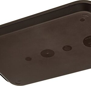 CFS Café Standard Cafeteria / Fast Food Tray, 11" x 14", Dark Brown