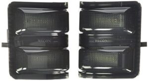 recon 264140bk led mirror smoked lens kit