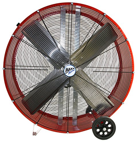 MaxxAir RED BF36DD High Velocity Direct Drive Drum Fan, 36 Inch