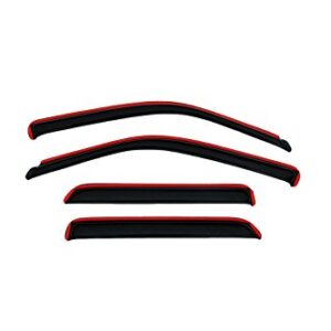 Auto Ventshade [AVS] In-Channel Ventvisor / Rain Guards | Smoke, 4 pc | 194359 | Fits 2007 - 2018 Jeep Patriot