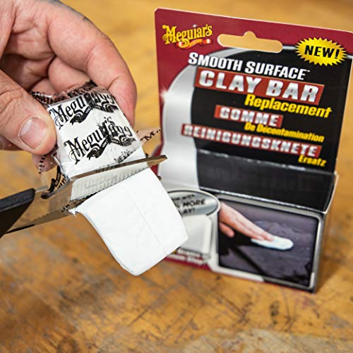 Meguiar's Smooth Surface Clay Kit - Safe and Easy Car Claying for Smooth as Glass Finish - G1016