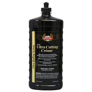 presta 131932 ultra cutting crème for removing p1500 grit, finer sand scratches and swirls – 32 oz.