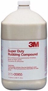 3m super duty rubbing compound, 1 gallon