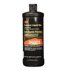 3m premium liquid wax, 06005, 1 qt (32 fl oz/46 ml)