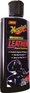 meguiar’s mc20306 motorcycle leather cleaner/conditioner, 6 fluid ounces