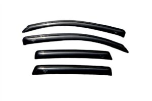 auto ventshade [avs] ventvisor / rain guards | outside mount, smoke color, 4 pc | 94323 | fits 2007 – 2012 dodge caliber