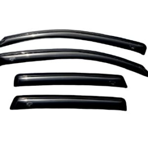 Auto Ventshade [AVS] Ventvisor / Rain Guards | Outside Mount, Smoke Color, 4 pc | 94323 | Fits 2007 - 2012 Dodge Caliber