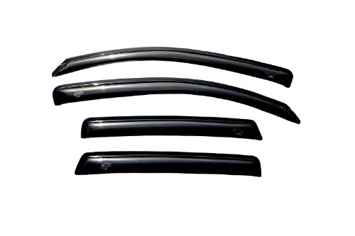 Auto Ventshade [AVS] Ventvisor / Rain Guards | Outside Mount, Smoke Color, 4 pc | 94323 | Fits 2007 - 2012 Dodge Caliber