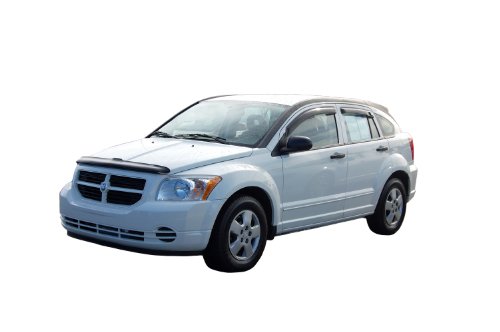 Auto Ventshade [AVS] Ventvisor / Rain Guards | Outside Mount, Smoke Color, 4 pc | 94323 | Fits 2007 - 2012 Dodge Caliber