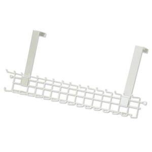 closetmaid 1217 over-the-door tie and belt rack, white