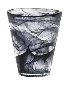 kosta boda mine 10 oz. black all purpose beverage/tumbler