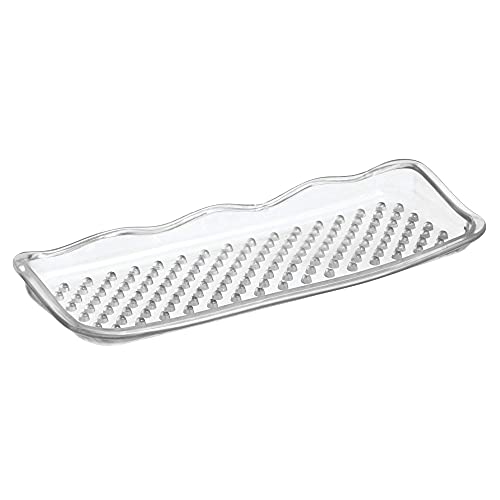 InterDesign Sinkworks Kitchen Sink Tray for Sponges, Scrubbers, Soap - Clear