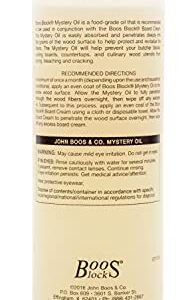 John Boos MYSB Mystery Butcher Block Oil, 16 Ounce Bottle