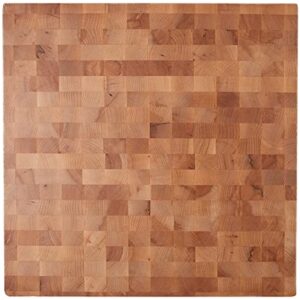 John Boos Block CCB24-S Classic Collection Maple Wood End Grain Chopping Block, 24 Inches x 24 Inches x 4 Inches