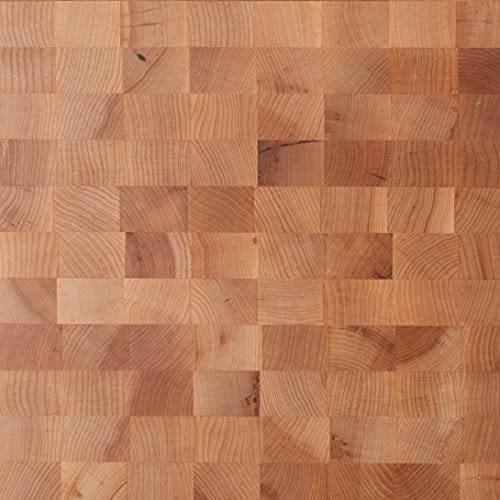 John Boos Block CCB24-S Classic Collection Maple Wood End Grain Chopping Block, 24 Inches x 24 Inches x 4 Inches