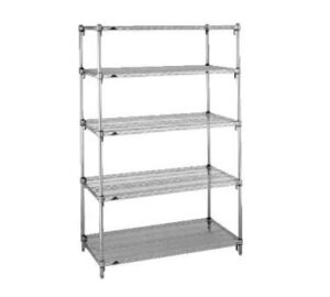 wire shelf, 24×24 in, chrome plated