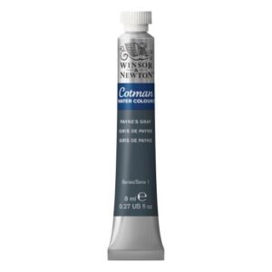 winsor & newton cotman watercolor paint, 8ml (0.27-oz) tube, payne’s gray