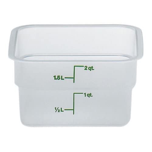 Cambro (2SFSPP190) 2 qt Polypropylene Food Storage Container - CamSquare®