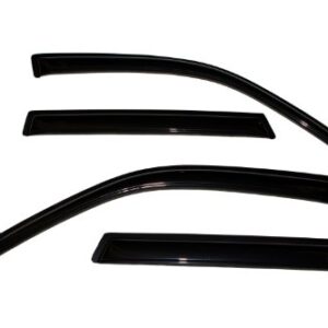 Auto Ventshade [AVS] Ventvisor / Rain Guards | Outside Mount, Smoke Color, 4 pc | 94135 | Fits 2006 - 2009 Suzuki Grand Vitara