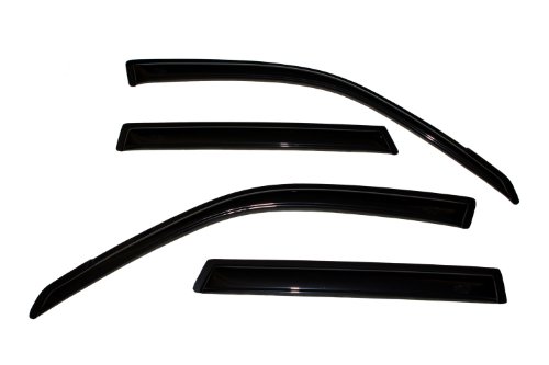 Auto Ventshade [AVS] Ventvisor / Rain Guards | Outside Mount, Smoke Color, 4 pc | 94135 | Fits 2006 - 2009 Suzuki Grand Vitara