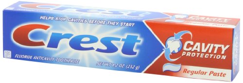 Crest Cavity Protection Toothpaste, Regular, 8.2 Oz (Pack of 6)