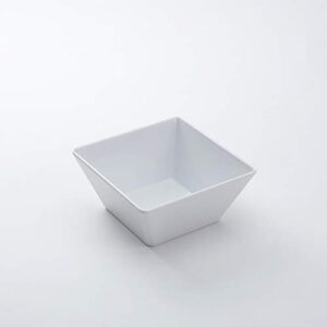 american metalcraft melsq73 melamine 7″ square bowl, 58-ounce, white
