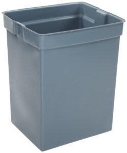 rubbermaid commercial glutton recycle bin liner, 42 gallon, gray, fg256k00gray