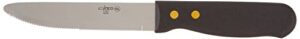 winco – round end steak knife with plastic handle (12 pieces)