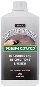 cca renovo soft top reviver – black – 1 litre – rhrbla1111